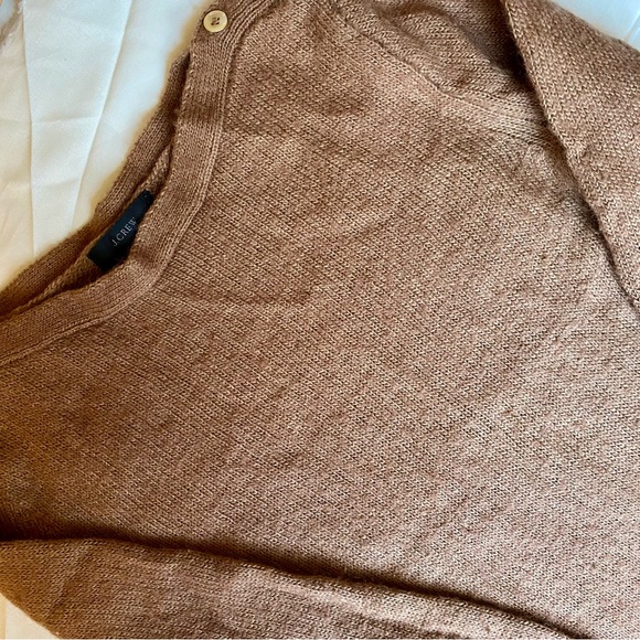 J Crew Brown Wool Boatneck Sweater - Picture 5 of 9